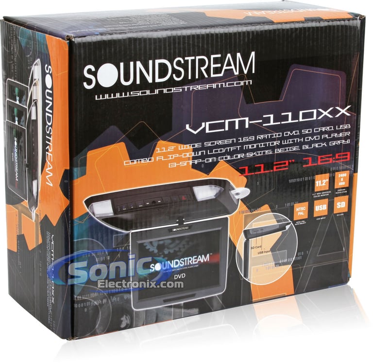 Soundstream VCM-11DXX (Black/Gray/Beige Skins Included) Image 15