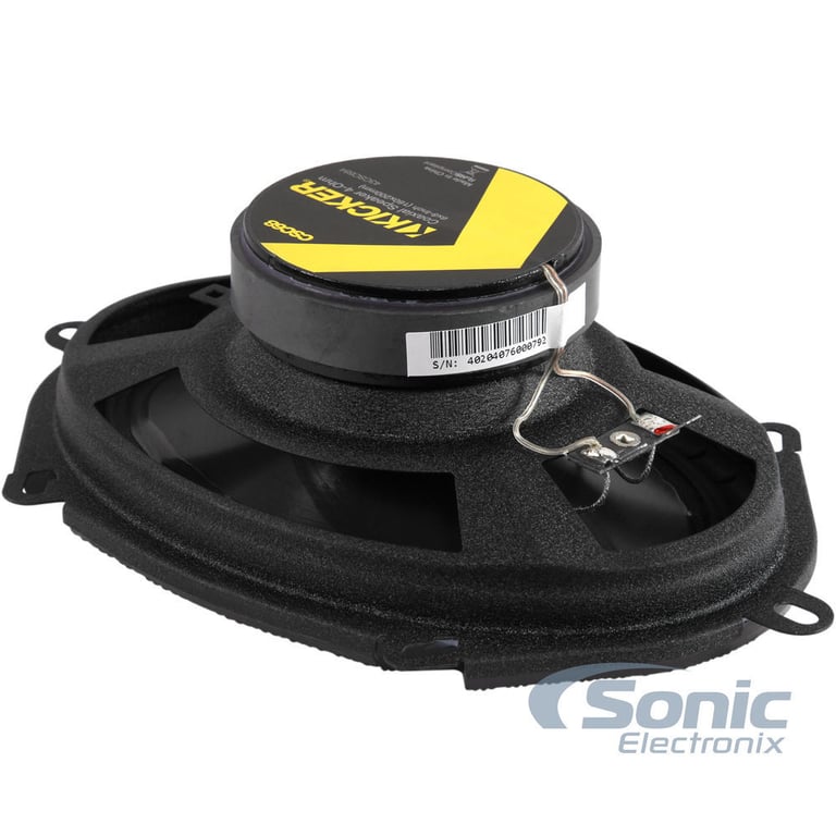 4) Kicker 43CSC684 CS68 6x8" 450w Car Audio Speakers+4-Channel Amplifier+Amp Kit Image 8