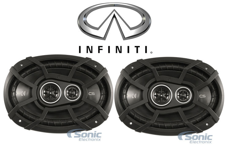 Kicker 6x9" Rear Factory Speaker Replacement For 1991-2002 INFINITI G20 Image 1