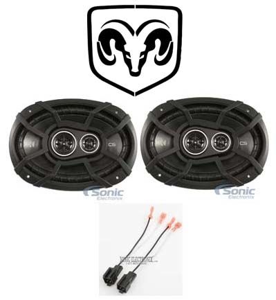 Kicker Front Factory Speaker Replacement Kit For 2003-2005 Dodge Ram 2500/3500 Image 1