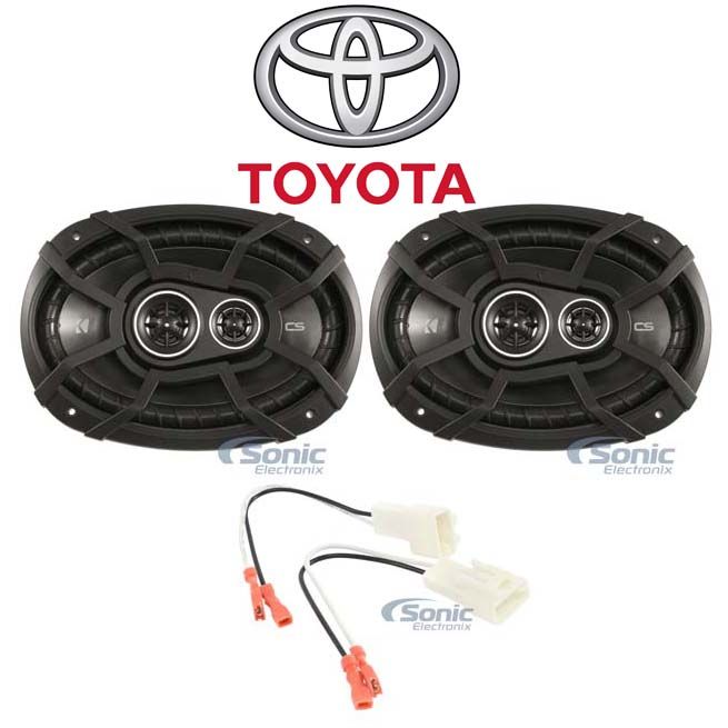 Kicker 6x9" Rear Factory Speaker Replacement Kit For 2002-2006 Toyota Camry Image 1