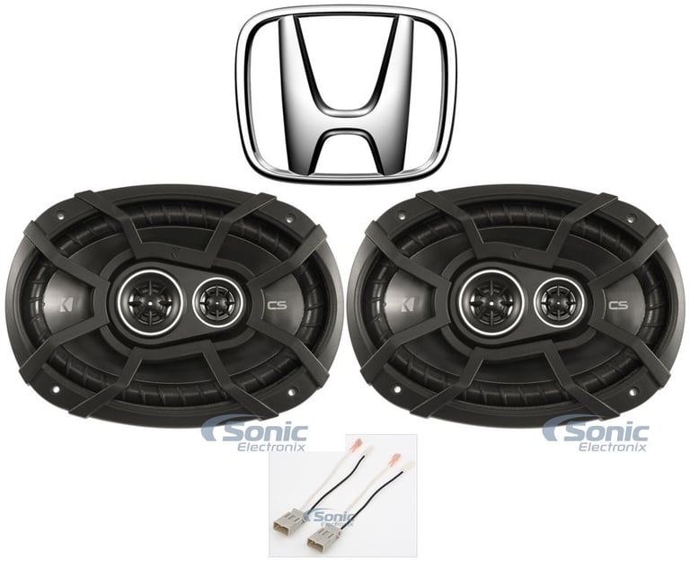 6x9" Kicker Factory Deck Or Panel Speaker Replacement For 1996-1998 Honda Civic Image 1