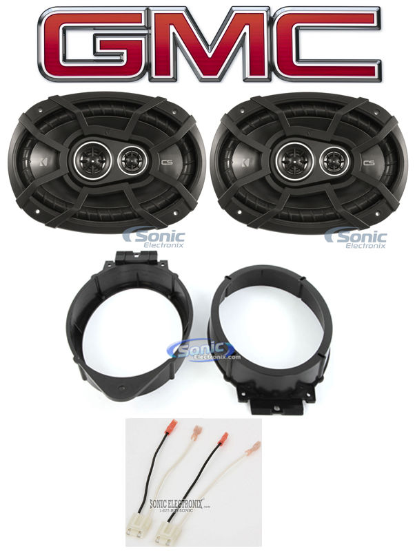 Kicker 6x9" Front Speaker Replacement Kit For 2015-2017 GMC Sierra 1500 Image 1