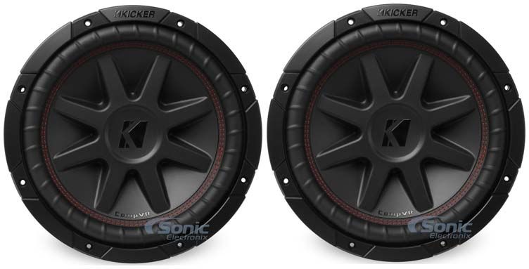 (2) Kicker 43CVR104 Subwoofers Image 1