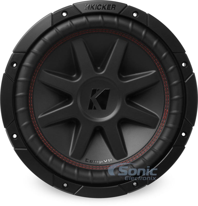 (2) Kicker 43CVR124 COMPVR 1600W 12" Car Subwoofers Subs+Mono Amplifier+Amp Kit Image 6