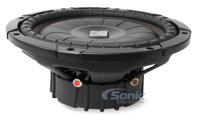 Kicker 43CVT104 COMPVT 800w 10" Slim Subwoofer+Sealed Sub Box+Amplifier+Amp Kit Image 16