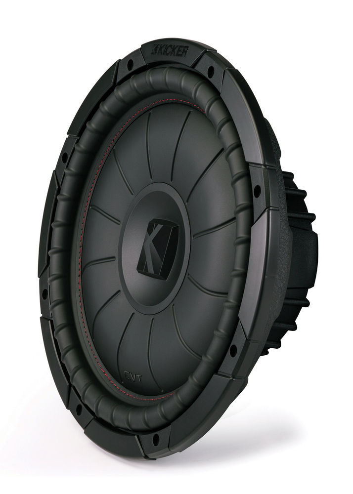 (2) Kicker 43CVT122 COMPVT 12" 1600 Watt Car Subwoofers+Vented Sub Box Enclosure Image 12