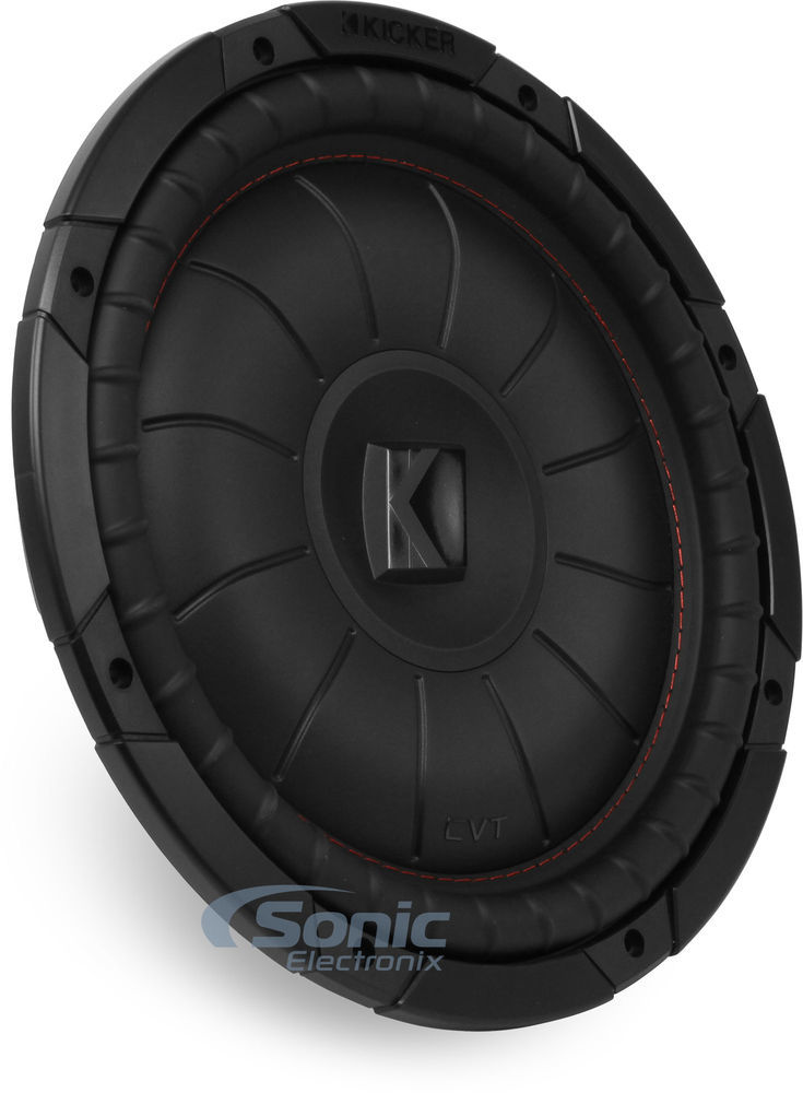 (2) Kicker 43CVT124 COMPVT 12" 1600 Watt Car Subs+Vented Sub Box Enclosure(Red) Image 14