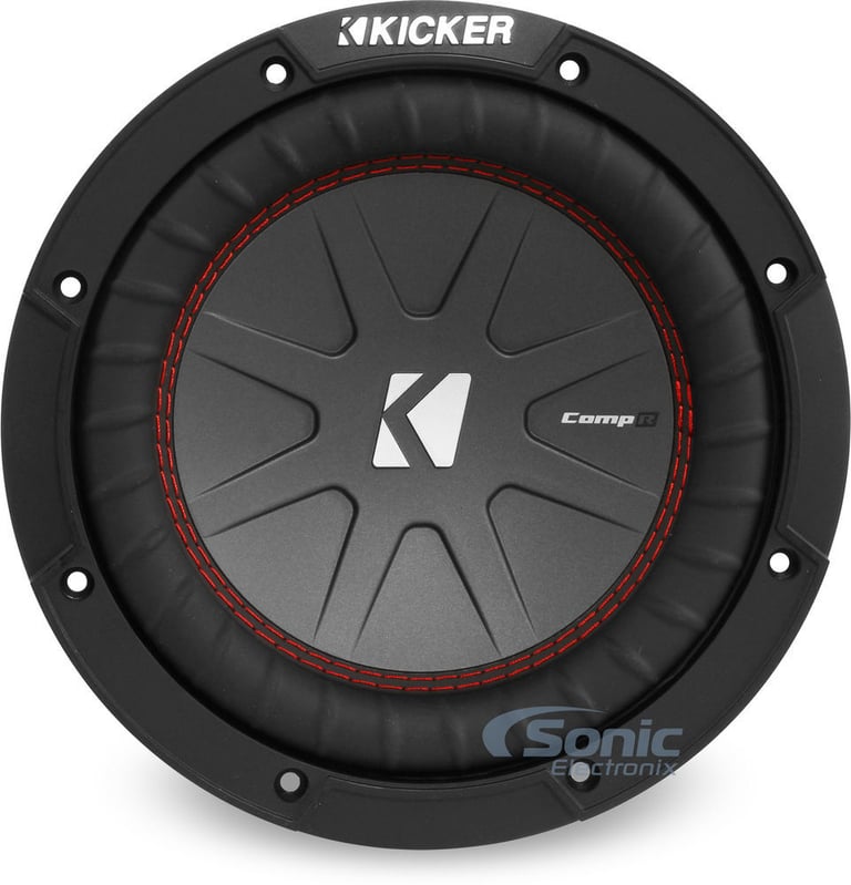 Kicker 43CWR82 COMPR8 8" 600 Watt Car Audio Subwoofer+Sealed Sub Box Enclosure Image 13