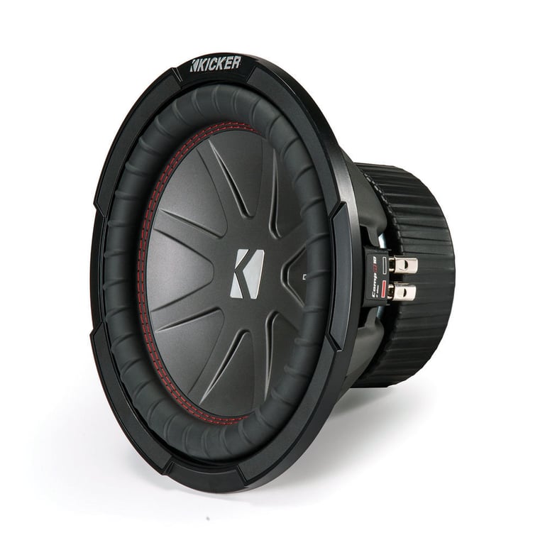 (2) Kicker 43CWR122 COMPR12 2000 Watt 12" Car Subwoofer+Vented Sub Box Enclosure Image 12