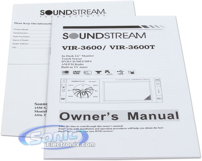 Soundstream VIR-3600T Image 11
