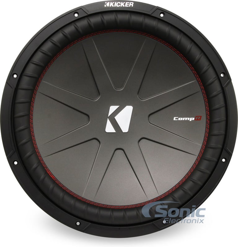2 Kicker 43CWR154 CompR 15" 2400w Car Subwoofers+Hifonics Mono Amplifier+Amp Kit Image 6