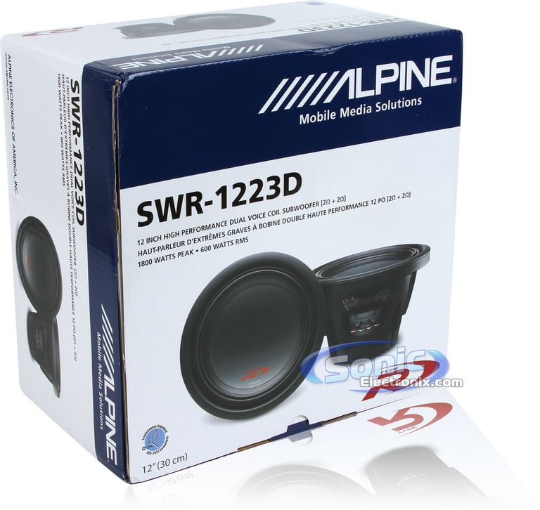 Alpine SWR-1223D-Open Box Image 7