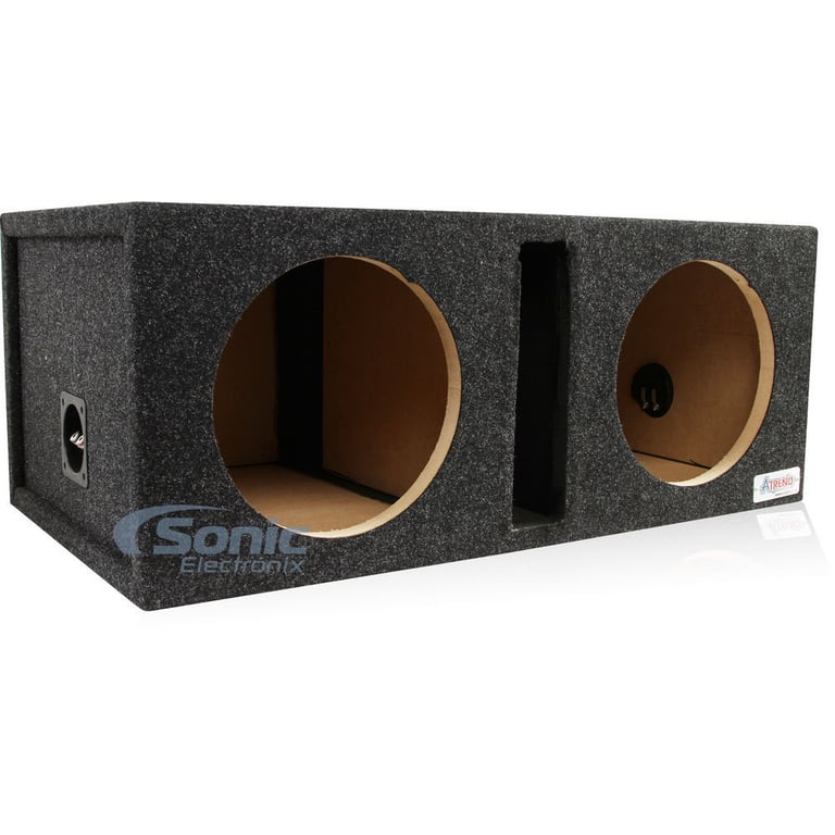2) Kicker 43CWRT102 10" DVC 2 Ohm Car Subwoofers+Vented Sub Box Enclosure 2400W Image 2