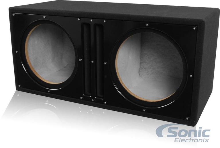 (2) Kicker 43CWRT121 COMPRT12 12" 2000W Car Subwoofers+Vented Sub Box Enclosure Image 4