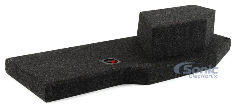 Sealed Sub Box Enclosure+Kicker 12" Slim Subwoofer For 02-Up Dodge Ram Quad Cab Image 9