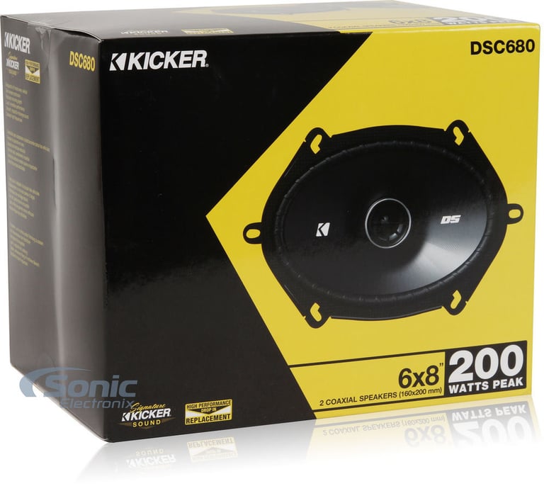 Kicker 6x8" Front+Rear Factory Speaker Replacement Kit For 2004-2006 Ford F-150 Image 19