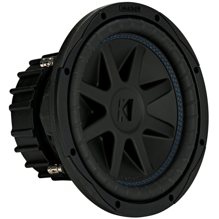 Kicker 44CVX102 Comp VX CVX 10" 1200w Car Subwoofer+Hifonics Amplifier+Amp Kit Image 5