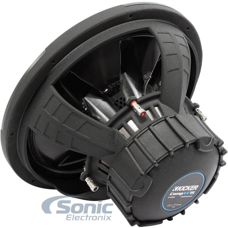 Kicker 44CVX152 15" CVX Comp VX 1000w RMS Car Subwoofer+Sealed Sub Box Enclosure Image 9
