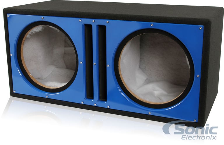 (2) Kicker 44CWCD124 CompC 12&ldquo; 1200 Watt Car Subwoofers+Vented Sub Box Enclosure Image 4