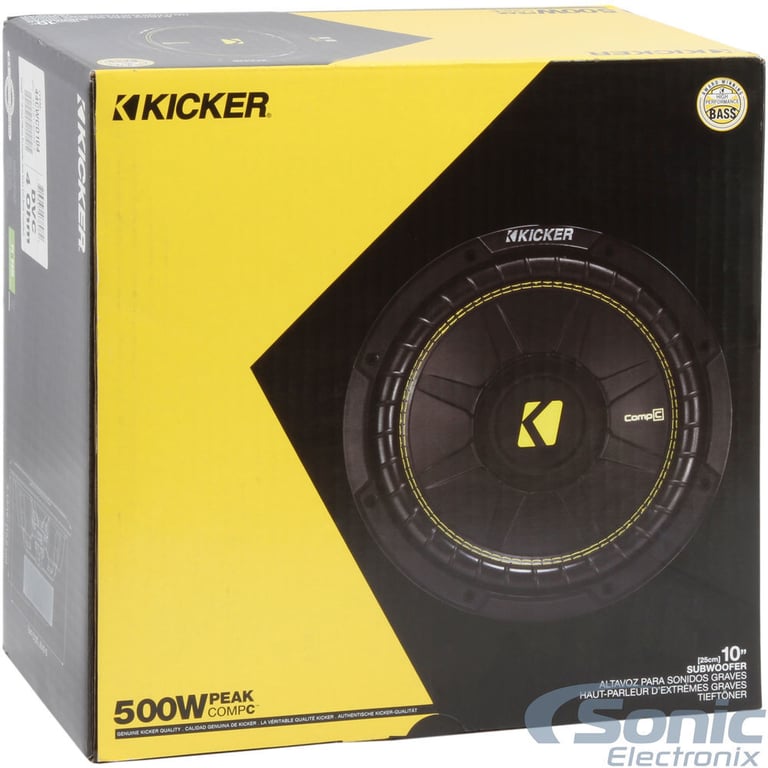 (2) Kicker 44CWCD124 CompC 12&ldquo; 1200 Watt Car Subwoofers+Sealed Sub Box Enclosure Image 21