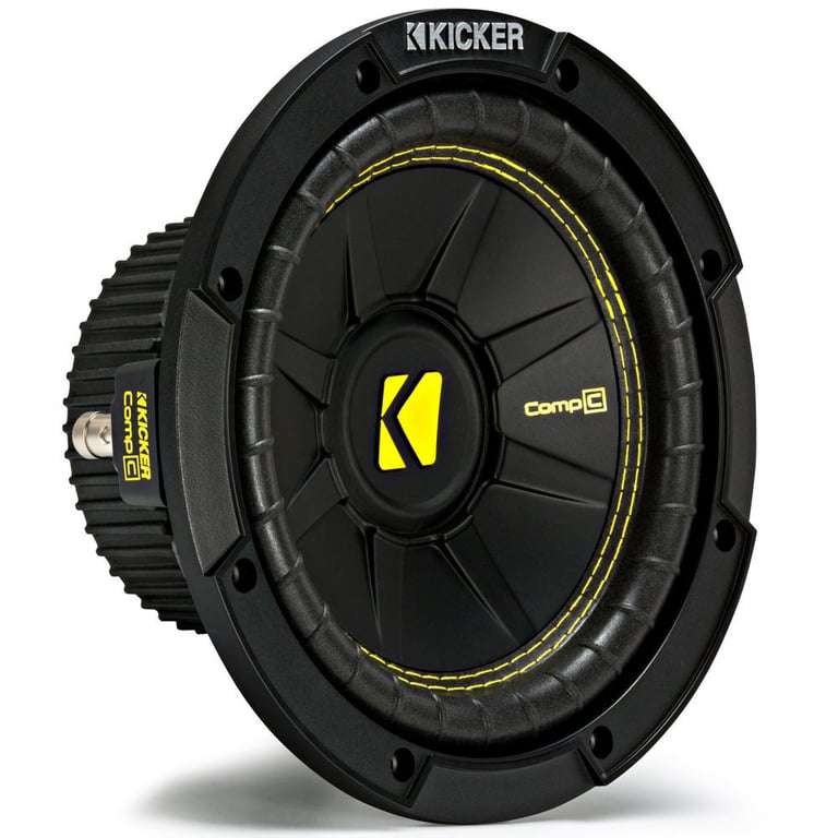 Kicker 44CWCS84 CompC 8" 400W 4-Ohm SVC Car Audio Subwoofer+Sealed Sub Enclosure Image 12
