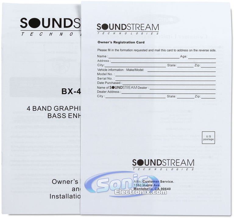 Soundstream BX-4EQ Image 6