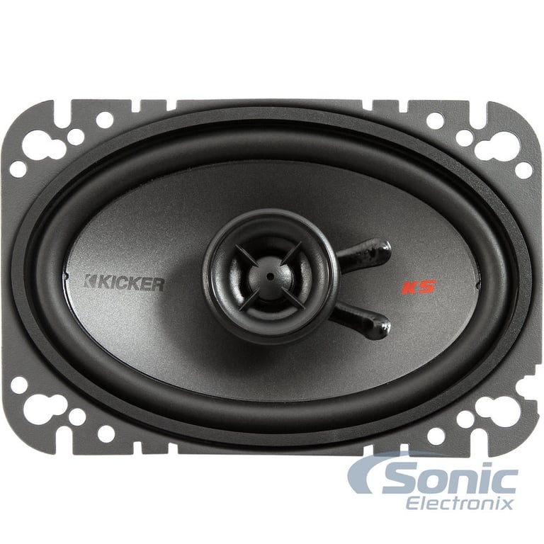 (2) Pairs Kicker 44KSC4604 4x6" 2-Way Car Speakers+4-Channel Amplifier+Amp Kit Image 13