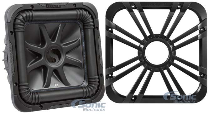 Kicker L7S102 10" 1200 Watt Solobaric L7S Car Subwoofer Solo-Baric+LED Grille Image 1
