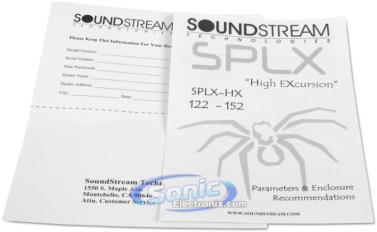 Soundstream SPLX-152HX Image 4