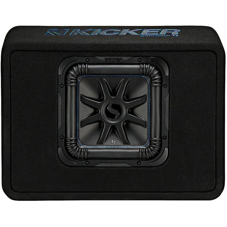 Kicker 44TL7S102 10" 1200w Solo-Baric Loaded Subwoofer+Amplifier+Remote+Amp Kit Image 13