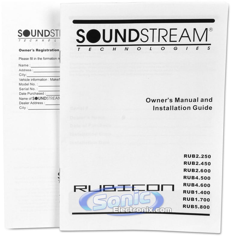 Soundstream RUB2.600 Image 7