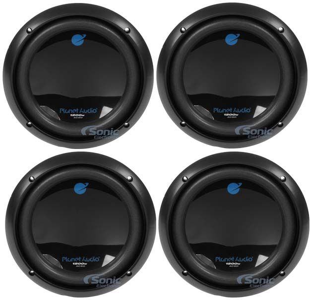 4) New Planet Audio AC8D 8" 4800 Watt Car Subwoofers Power Sub Woofer DVC 4 Ohm Image 1