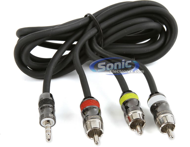 Scosche screenPLAY I6RCA35V Composite Video RCA Cable Image 1