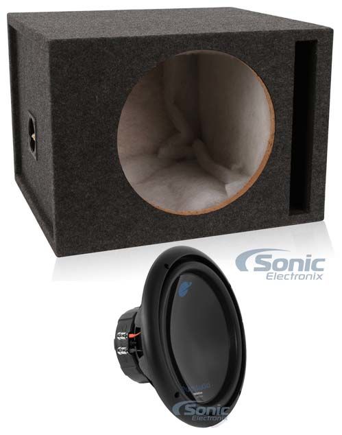Planet Audio 12" 1800W DVC Subwoofer AC12D + Single 12" Vented Sub Box Enclosure Image 1