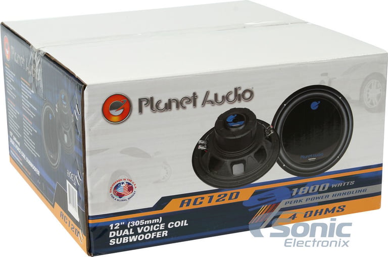 Planet Audio 12" 3600W DVC Subwoofer AC12D (2)+Dual 12" Vented Sub Box Enclosure Image 28