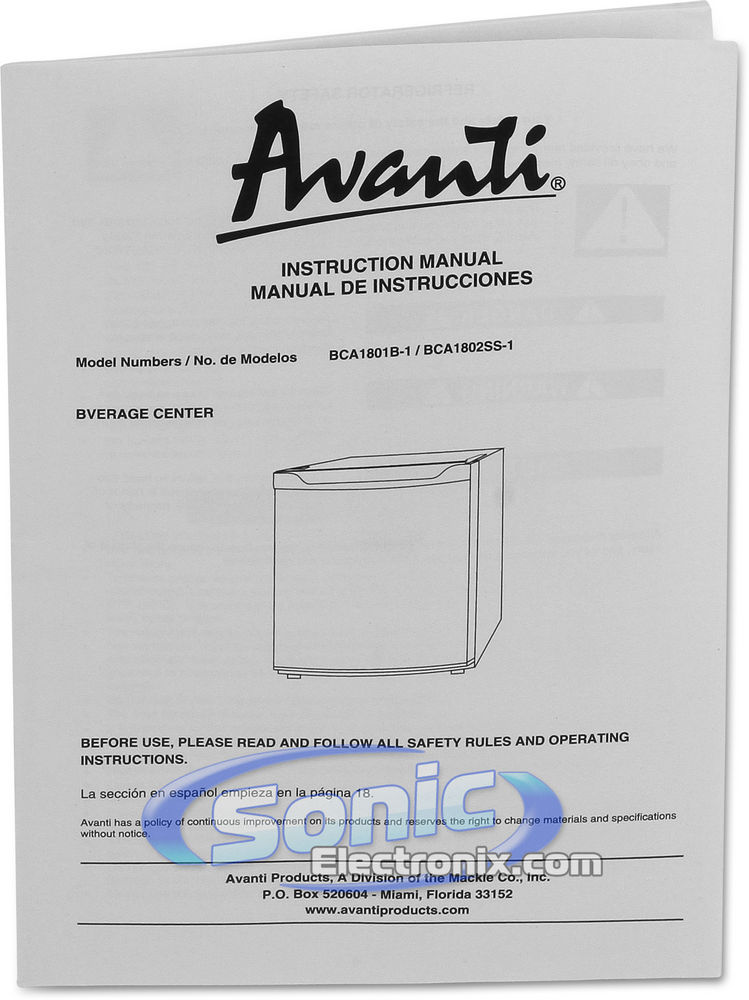 Avanti BCA1802SS1 (Stainless Steel) Image 4