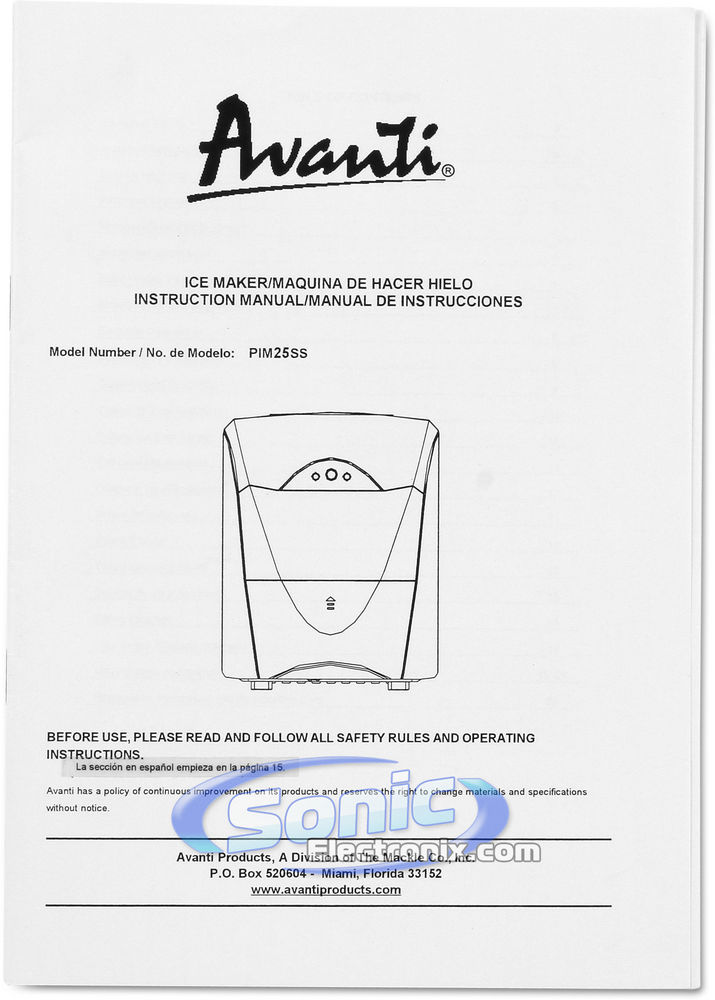 Avanti PIM25SS (Stainless Steel) Image 10
