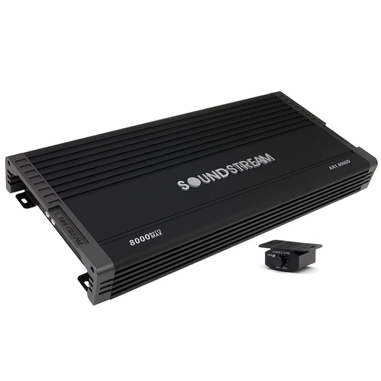 Soundstream AR1.8000D 8000w Mono Amplifier + Amp Kit Image 20