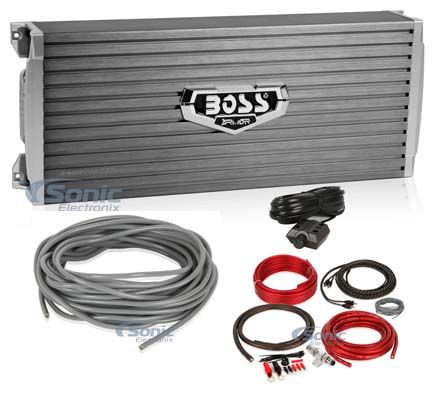 Boss Audio AR2400.4 Amplifier with Bass Remote + Amp Kit Image 1