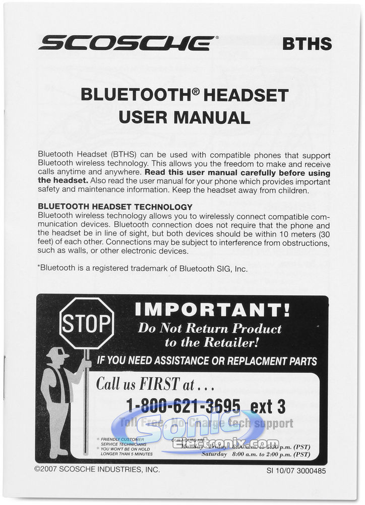 Scosche earSHOT BTHS2R (ear SHOT) Image 6