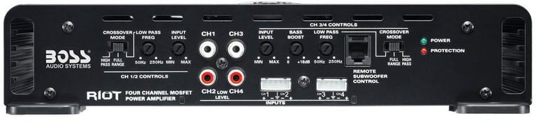 BOSS Audio R2504 Amplifier + Remote + Amplifier Kit Image 20