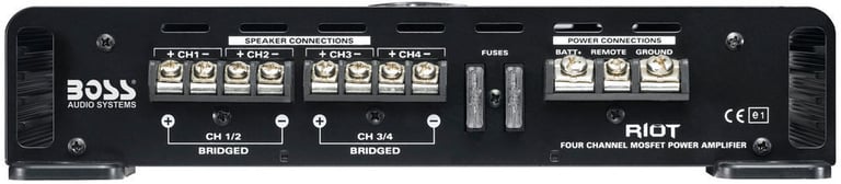 BOSS Audio R2504 Amplifier + Remote + Amplifier Kit Image 22