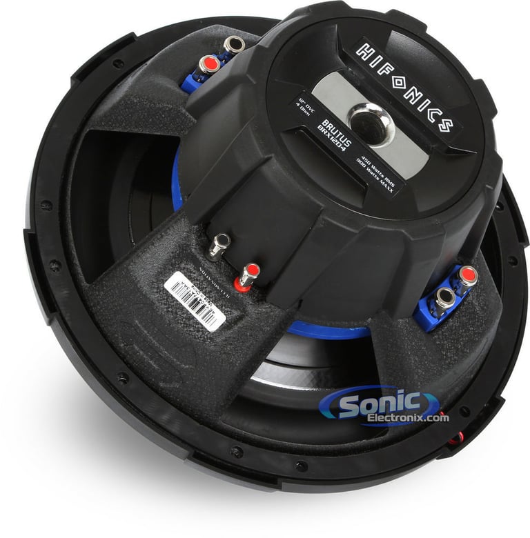 Hifonics Brutus BRX12D4 12" 900w Car Subwoofer + Vented Sub Enclosure Box Image 16