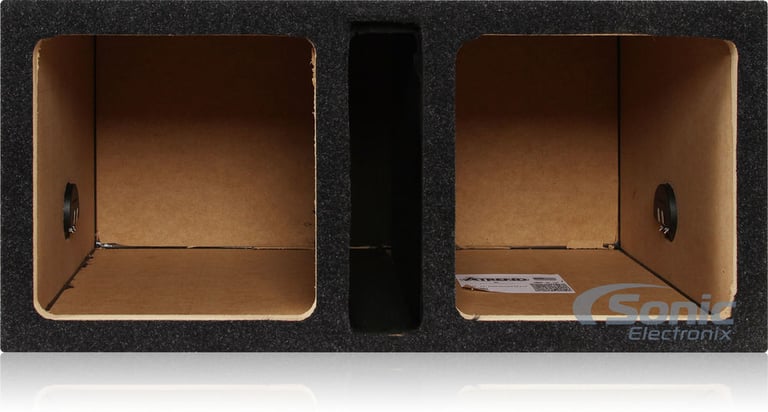 (2) Hifonics BRZ12SQD4 12" 2400w Square Car Subwoofers+Vented Sub Enclosure Box Image 25