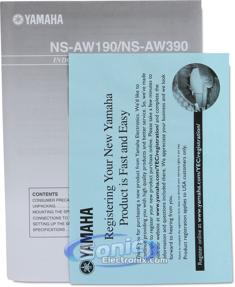Yamaha NS-AW190 White (NS-AW190WH) Image 8