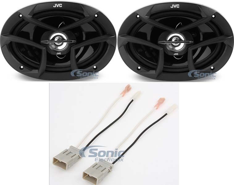 JVC CSC 900W 6x9" Rear Deck Speaker Replacement Kit For 2009-2014 Acura TL Image 1