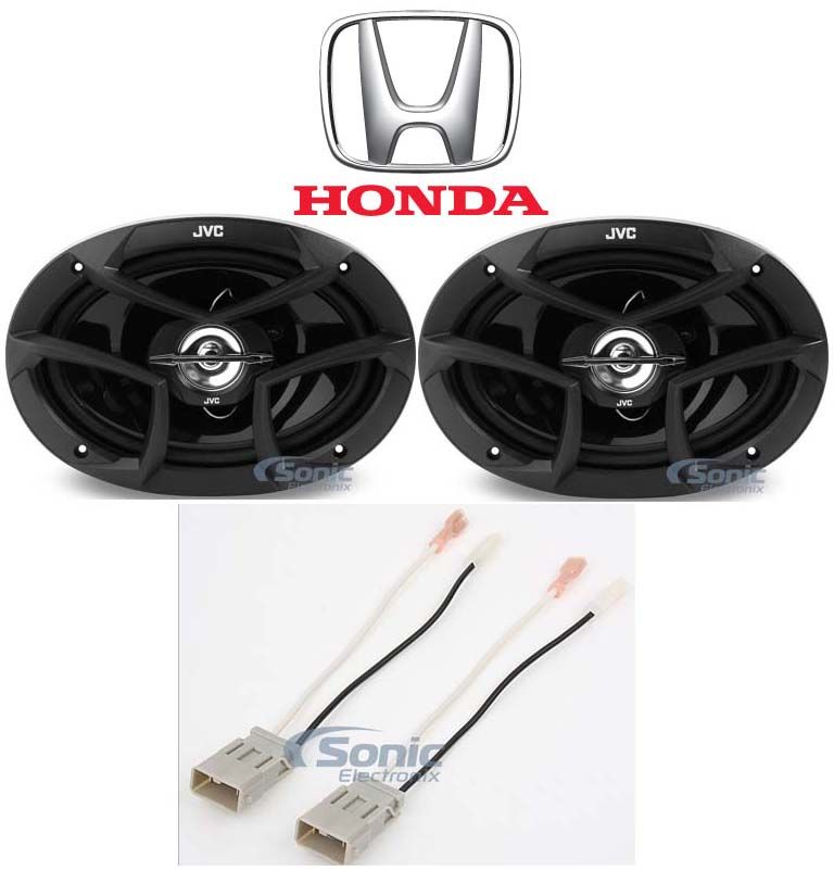 6x9" JVC Factory Deck Or Panel Speaker Replacement For 1999-00 Honda Civic Image 1