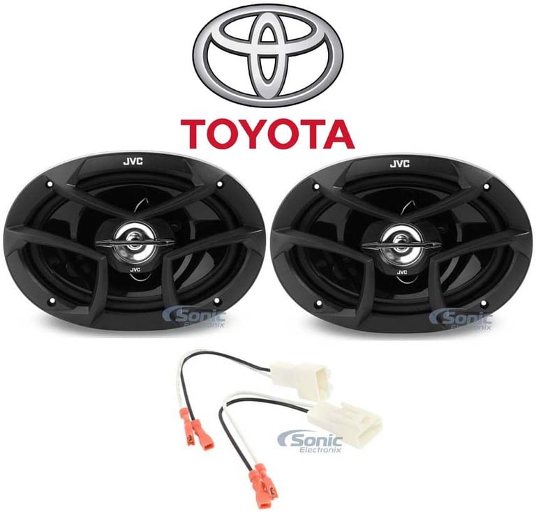 JVC 6.5" Rear Factory Speaker Replacement Kit For 2003-2008 Toyota Corolla Image 1