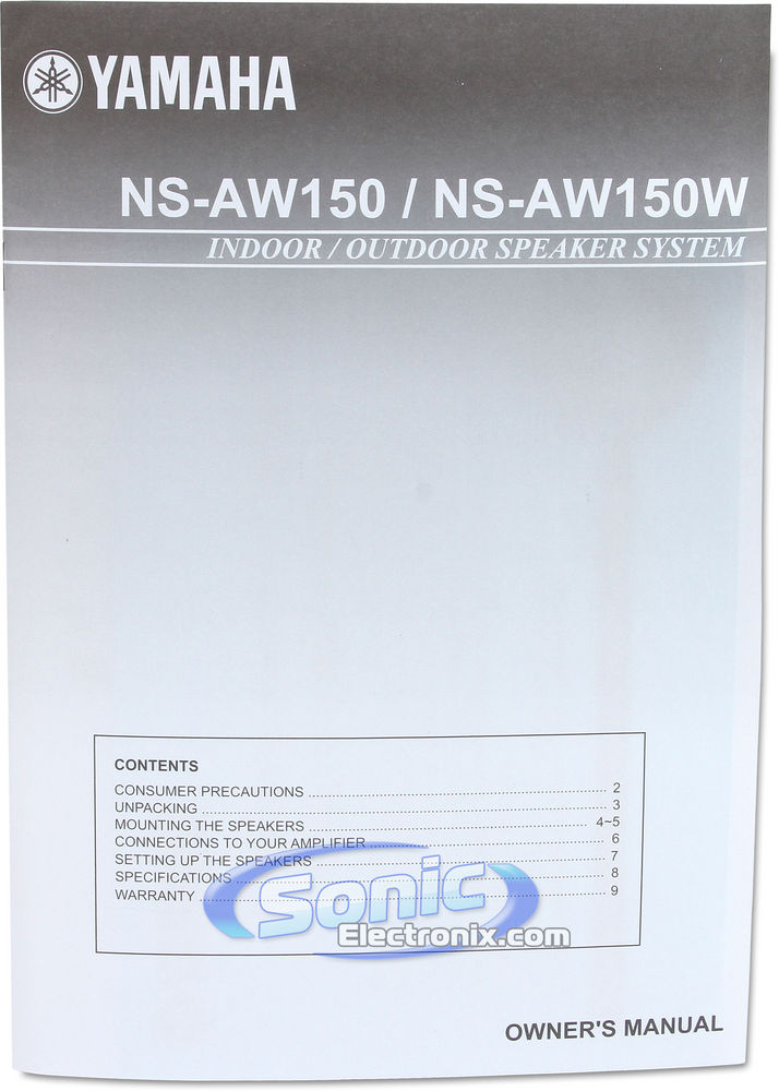 Yamaha NS-AW150 Black (NS-AW150BK) Image 11